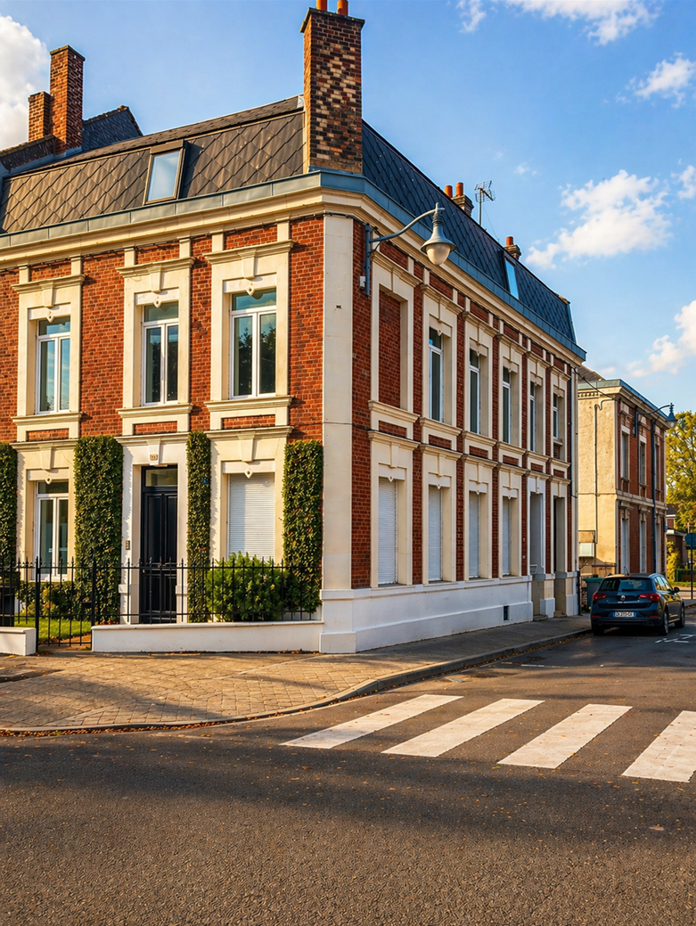 Façade de l'immeuble